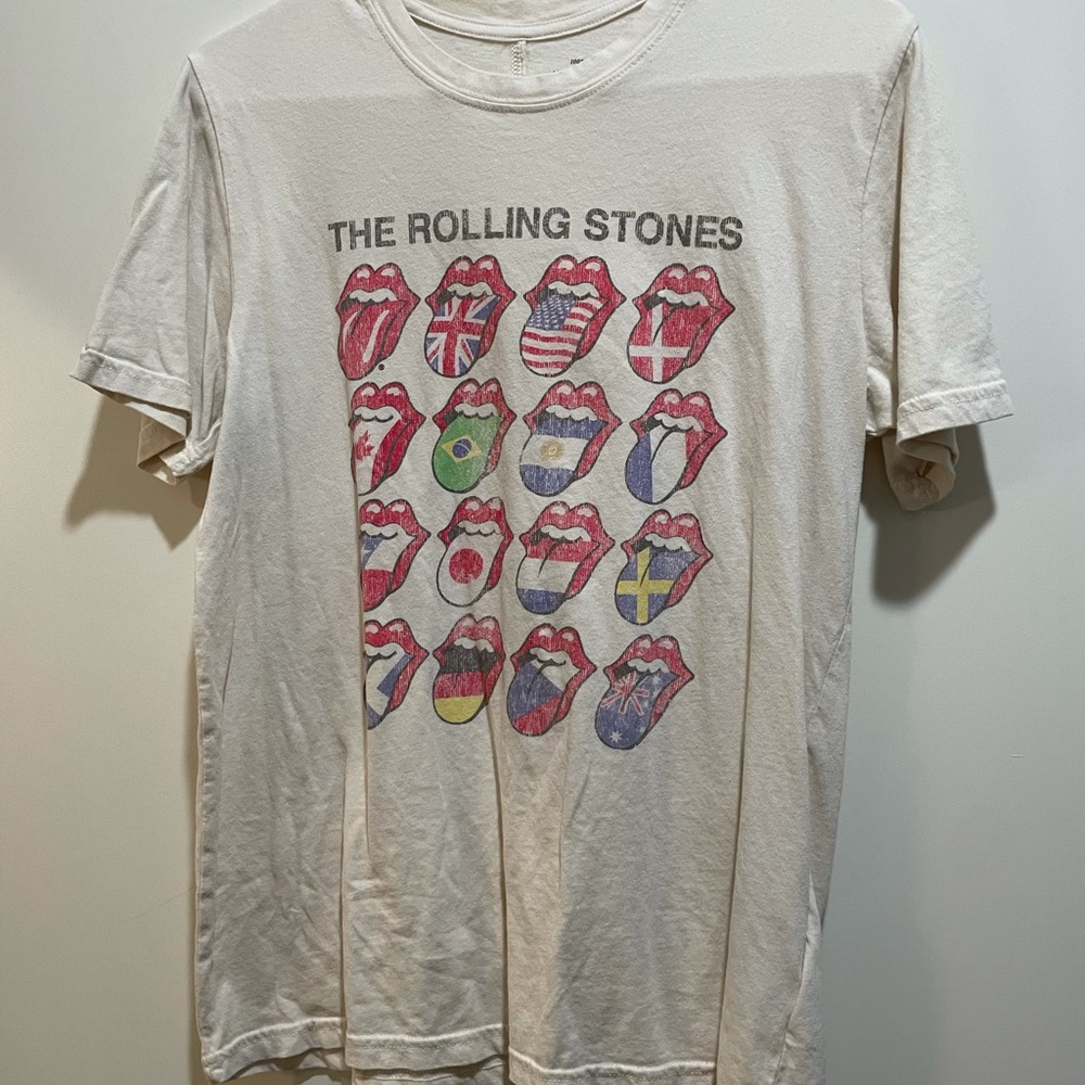 Abercrombie Rolling Stones tee size small